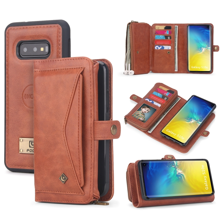 For Samsung Galaxy S10e Multi-functional Zipper Wallet Leather Phone Case(Orange)
For Samsung Galaxy S10e Multi-functional Zipper Wallet Leather Phone Case(Orange)