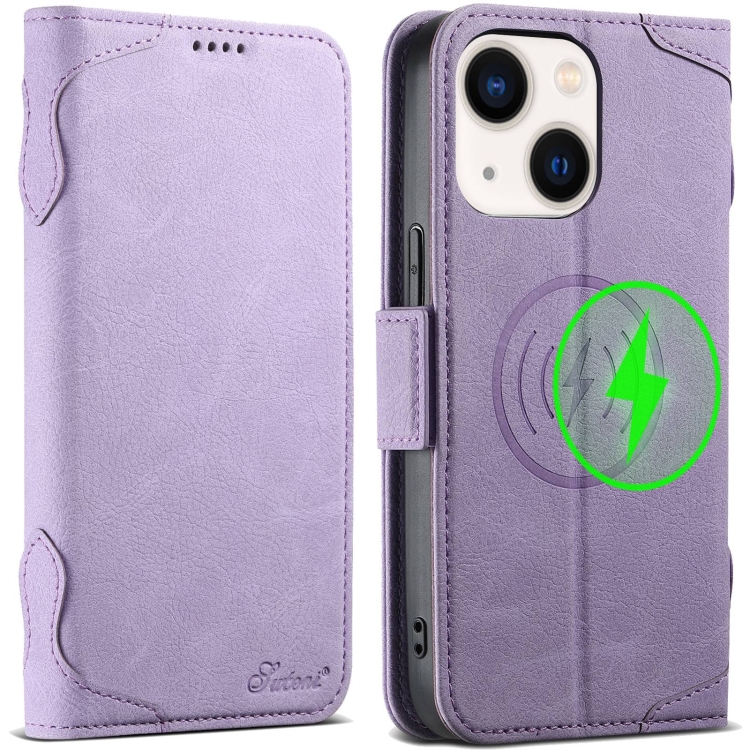 For iPhone 14 Plus SUTENI J07 Multifunctional Horizontal Flip Magsafe Leather Phone Case(Purple)
For iPhone 14 Plus SUTENI J07 Multifunctional Horizontal Flip Magsafe Leather Phone Case(Purple)