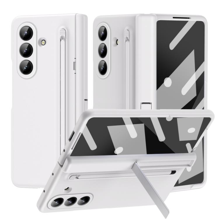 For Galaxy Z Fold7 5G Long Chi Grain Leather Shockproof Phone Case, No Pen(White)
For Galaxy Z Fold7 5G Long Chi Grain Leather Shockproof Phone Case, No Pen(White)