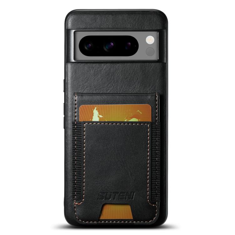 For Google Pixel 11 Pro XL Suteni H03 Oil Wax Leather Wallet Stand Back Phone Case(Black)
For Google Pixel 11 Pro XL Suteni H03 Oil Wax Leather Wallet Stand Back Phone Case(Black)