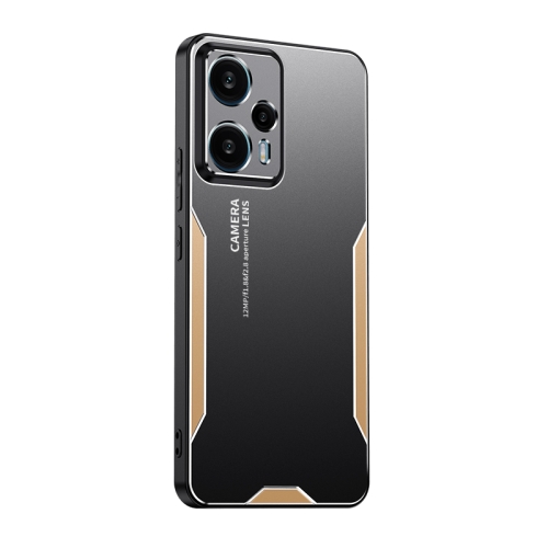 For Xiaomi Redmi Note 12T Pro Blade Series TPU Hybrid Metal Phone Case(Gold)
For Xiaomi Redmi Note 12T Pro Blade Series TPU Hybrid Metal Phone Case(Gold)