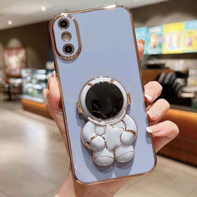For iPhone XS Max Embrace Stars Electroplating Astronaut Holder Phone Case(Blue)
For iPhone XS Max Embrace Stars Electroplating Astronaut Holder Phone Case(Blue)