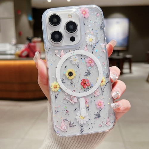 For iPhone 15 Pro Max Spring Garden MagSafe TPU Phone Case(F01 Love of Butterfly)
For iPhone 15 Pro Max Spring Garden MagSafe TPU Phone Case(F01 Love of Butterfly)