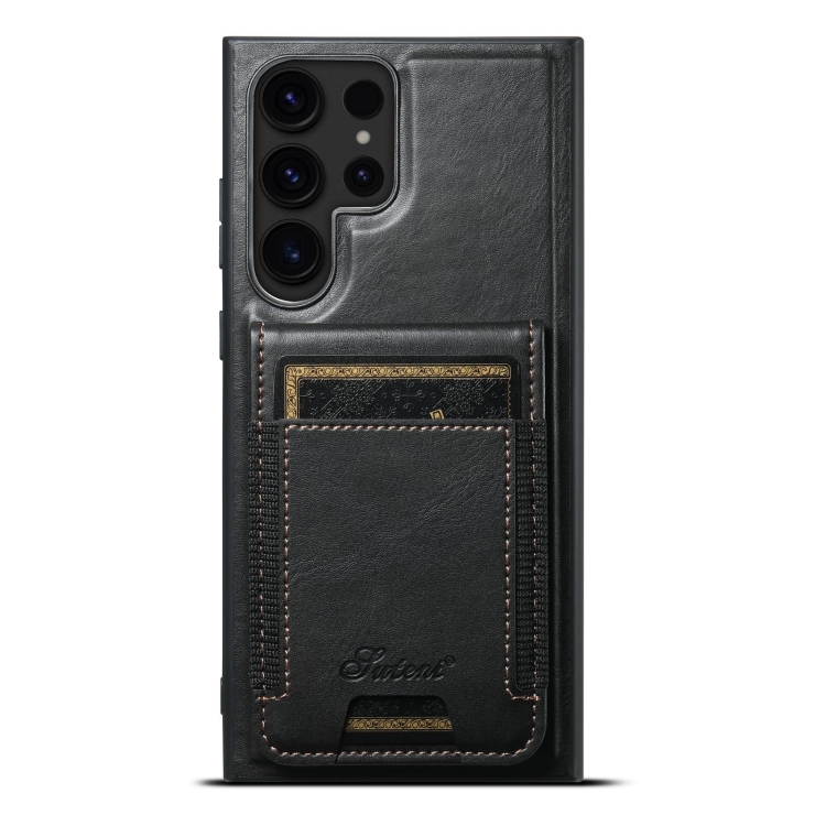 For Samsung Galaxy S22 Ultra 5G Suteni H17 Oil Eax Leather Detachable Wallet Phone Case(Black)
For Samsung Galaxy S22 Ultra 5G Suteni H17 Oil Eax Leather Detachable Wallet Phone Case(Black)