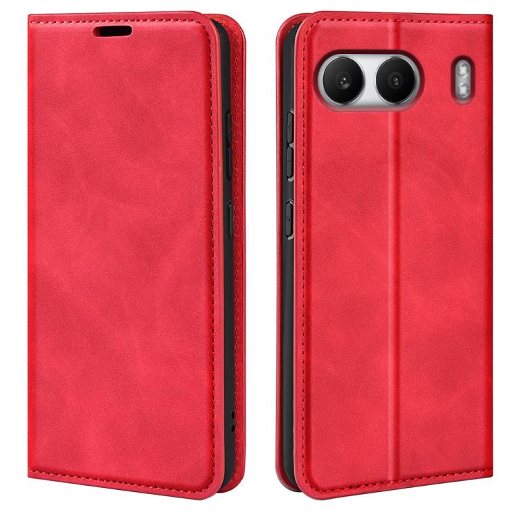 For OnePlus Nord 4 Retro-skin Magnetic Suction Leather Phone Case(Red)
For OnePlus Nord 4 Retro-skin Magnetic Suction Leather Phone Case(Red)