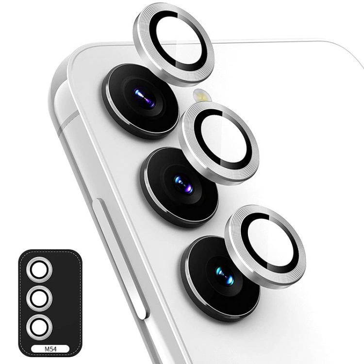 For Samsung Galaxy M54 ENKAY Hat-Prince 9H Rear Camera Lens Aluminium Alloy Tempered Glass Film(Silver)
For Samsung Galaxy M54 ENKAY Hat-Prince 9H Rear Camera Lens Aluminium Alloy Tempered Glass Film(Silver)