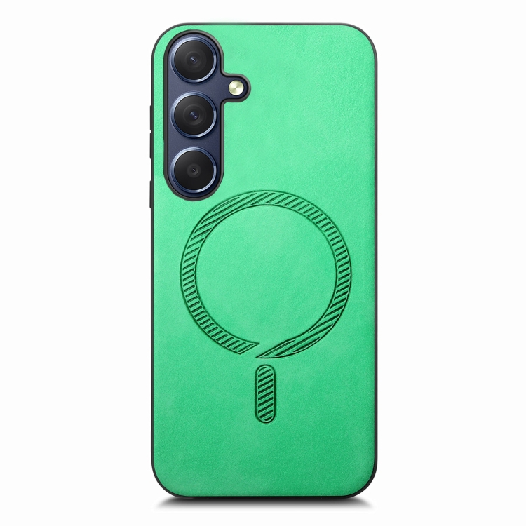For Samsung Galaxy S24+ 5G Solid Color Retro Magsafe PU Back Cover Phone Case(Green)
For Samsung Galaxy S24+ 5G Solid Color Retro Magsafe PU Back Cover Phone Case(Green)