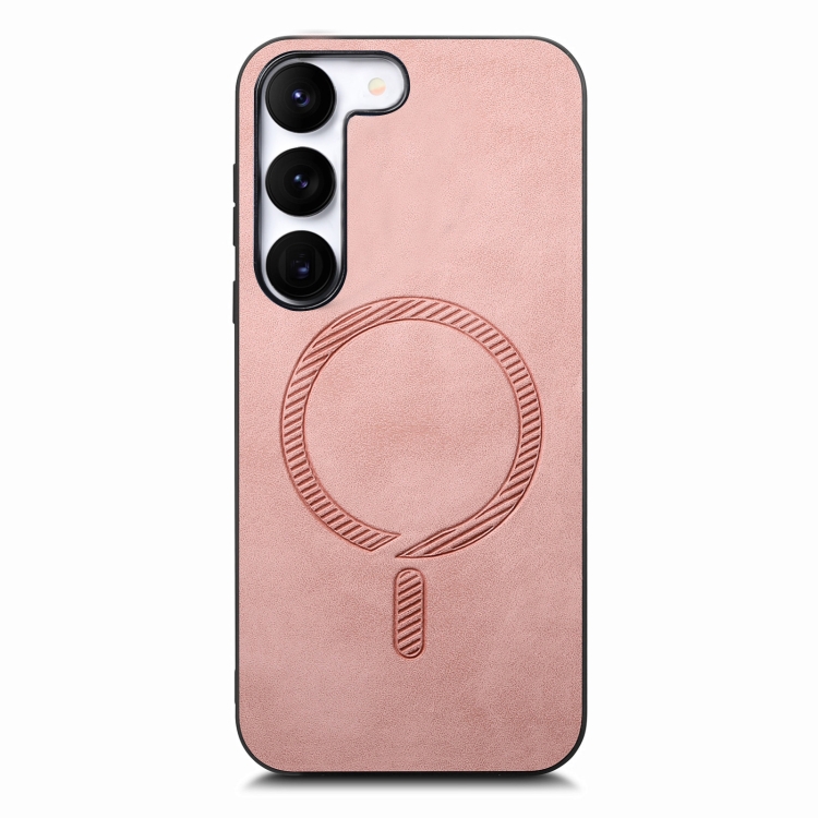 For Samsung Galaxy S23+ 5G Solid Color Retro Magsafe PU Back Cover Phone Case(Pink)
For Samsung Galaxy S23+ 5G Solid Color Retro Magsafe PU Back Cover Phone Case(Pink)