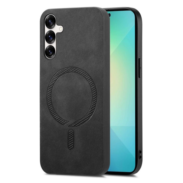 For Samsung Galaxy S25+ 5G Solid Color Retro Magsafe PU Back Cover Phone Case(Black)
For Samsung Galaxy S25+ 5G Solid Color Retro Magsafe PU Back Cover Phone Case(Black)