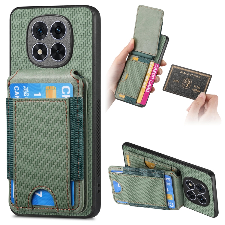 For Xiaomi Redmi Note 14 Pro+ 5G Carbon Fiber Vertical Flip Wallet Stand Phone Case(Green)
For Xiaomi Redmi Note 14 Pro+ 5G Carbon Fiber Vertical Flip Wallet Stand Phone Case(Green)