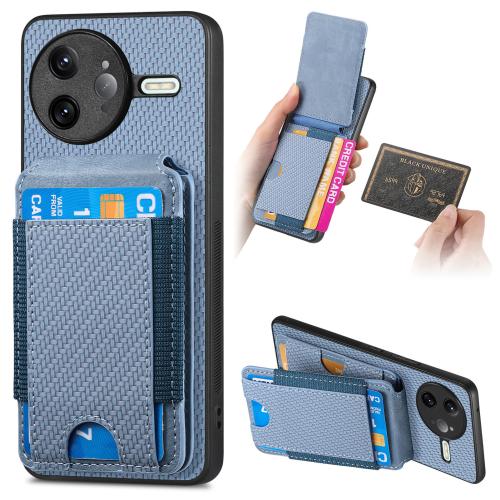 For Redmi K80 Pro / Poco F7 Ultra Carbon Fiber Vertical Flip Wallet Stand Phone Case(Blue)
For Redmi K80 Pro / Poco F7 Ultra Carbon Fiber Vertical Flip Wallet Stand Phone Case(Blue)