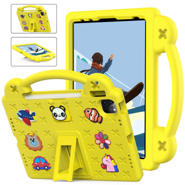 For iPad Pro 11 2024 Handle Kickstand Children EVA Shockproof Tablet Case(Yellow)
For iPad Pro 11 2024 Handle Kickstand Children EVA Shockproof Tablet Case(Yellow)
