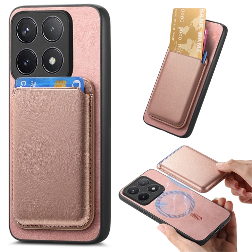 For Xiaomi Redmi K70 / K70 Pro 5G Retro Magsafe Card Bag PU Back Cover Phone Case(Pink)
For Xiaomi Redmi K70 / K70 Pro 5G Retro Magsafe Card Bag PU Back Cover Phone Case(Pink)