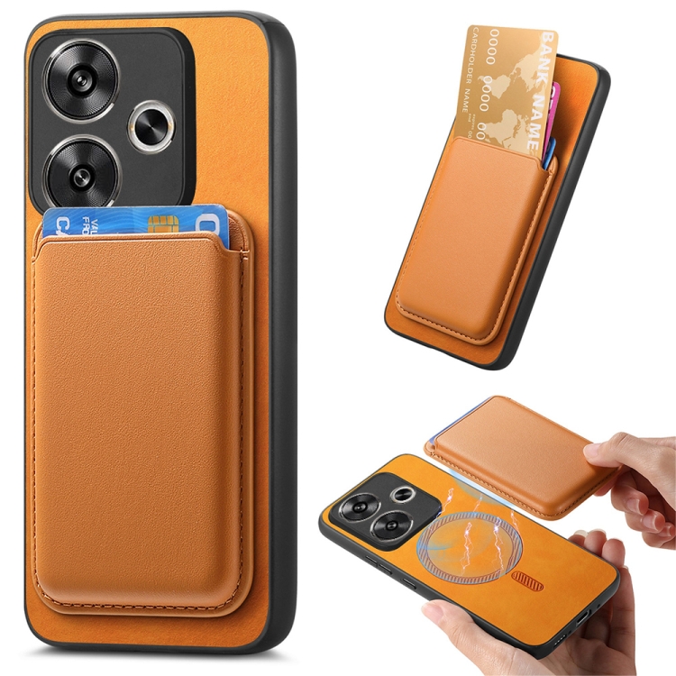 For Xiaomi Redmi Turbo 3 5G Retro Magsafe Card Bag PU Back Cover Phone Case(Yellow)
For Xiaomi Redmi Turbo 3 5G Retro Magsafe Card Bag PU Back Cover Phone Case(Yellow)
