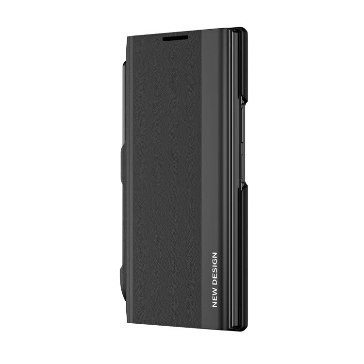 For Galaxy Z TriFold Side Electroplated Adsorption Leather Phone Case with Pen Slot(Black)
For Galaxy Z TriFold Side Electroplated Adsorption Leather Phone Case with Pen Slot(Black)