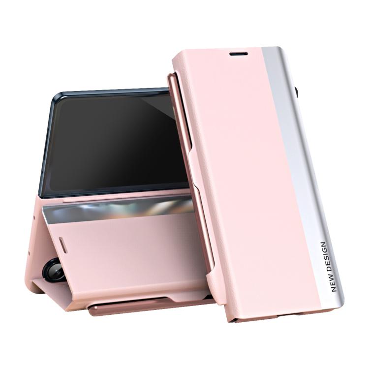 For Galaxy Z Fold8 5G Side Electroplated Adsorption Leather Phone Case with Pen Slot(Pink)
For Galaxy Z Fold8 5G Side Electroplated Adsorption Leather Phone Case with Pen Slot(Pink)