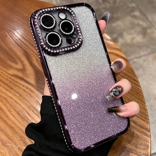 For iPhone 16 Pro Diamond Gradient Glitter TPU Phone Case(Gradient Purple)
For iPhone 16 Pro Diamond Gradient Glitter TPU Phone Case(Gradient Purple)