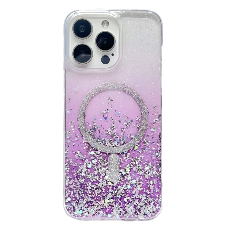 For iPhone 15 Pro Max Gradient Glitter MagSafe PC Hybrid TPU Phone Case(Gradient Purple)
For iPhone 15 Pro Max Gradient Glitter MagSafe PC Hybrid TPU Phone Case(Gradient Purple)