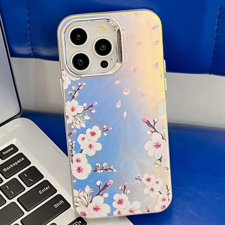 For iPhone 13 Pro Max Electroplating Laser Flower Texture TPU Phone Case(Plum Blossom AH18)
For iPhone 13 Pro Max Electroplating Laser Flower Texture TPU Phone Case(Plum Blossom AH18)