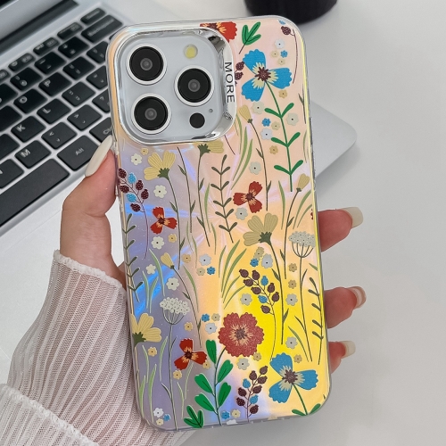 For iPhone 13 Pro Electroplating Laser Flower Texture TPU Phone Case(Flower AH6)
For iPhone 13 Pro Electroplating Laser Flower Texture TPU Phone Case(Flower AH6)