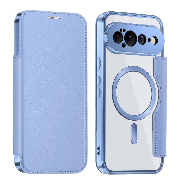 For Google Pixel 11 Pro XL Shield MagSafe RFID Anti-theft Leather Phone Case(Blue)
For Google Pixel 11 Pro XL Shield MagSafe RFID Anti-theft Leather Phone Case(Blue)