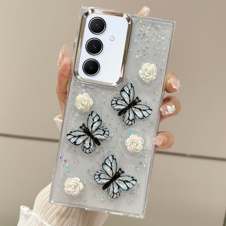 For Samsung Galaxy S24+ 5G Three-dimensional Butterfly Glitter TPU Phone Case(Blue)
For Samsung Galaxy S24+ 5G Three-dimensional Butterfly Glitter TPU Phone Case(Blue)