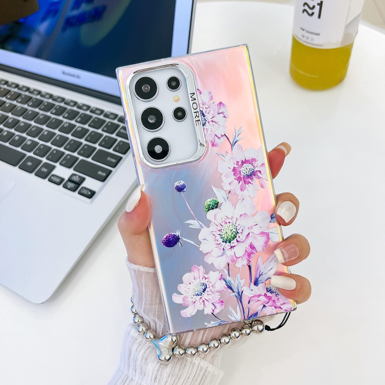 For Samsung Galaxy S22 Ultra 5G Electroplating Laser Flower Phone Case with Wrist Strap(Zinnia AH9)
For Samsung Galaxy S22 Ultra 5G Electroplating Laser Flower Phone Case with Wrist Strap(Zinnia AH9)