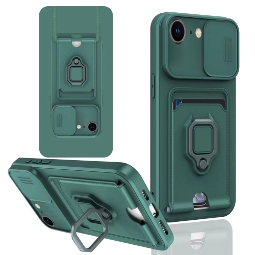 For iPhone 7 / 8 / SE 2022 Sliding Camshield Magnetic Card Holder Silicone Phone Case(Dark Night Green)
For iPhone 7 / 8 / SE 2022 Sliding Camshield Magnetic Card Holder Silicone Phone Case(Dark Night Green)