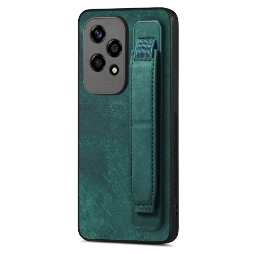 For Honor 200 Lite Golbal Retro Wristband Holder Leather Back Phone Case(Green)
For Honor 200 Lite Golbal Retro Wristband Holder Leather Back Phone Case(Green)