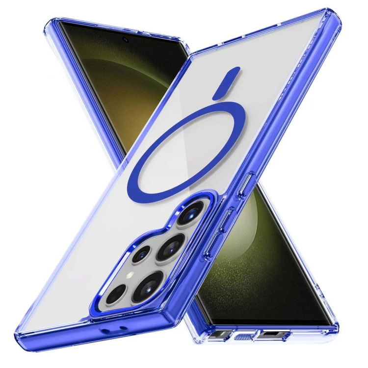 For Samsung Galaxy S23 Ultra 5G Ice Color Magnetic Series TPU Hybrid Acrylic Magsafe Phone Case(Gemstone Blue)
For Samsung Galaxy S23 Ultra 5G Ice Color Magnetic Series TPU Hybrid Acrylic Magsafe Phone Case(Gemstone Blue)