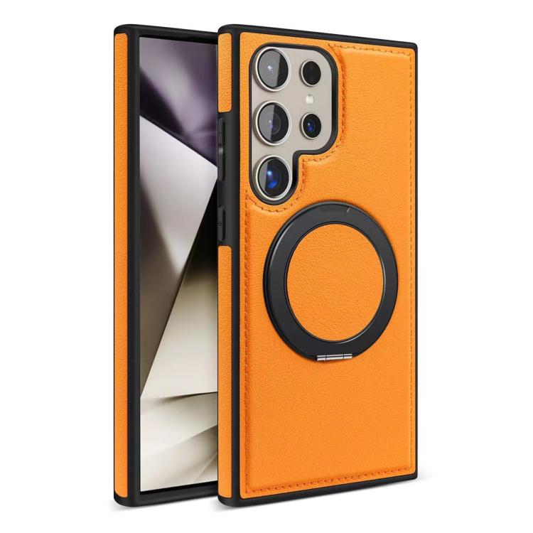 For Samsung Galaxy S25 Ultra 5G Yashi 360 Degree Rotating MagSafe Bracket Phone Case(Orange)
For Samsung Galaxy S25 Ultra 5G Yashi 360 Degree Rotating MagSafe Bracket Phone Case(Orange)