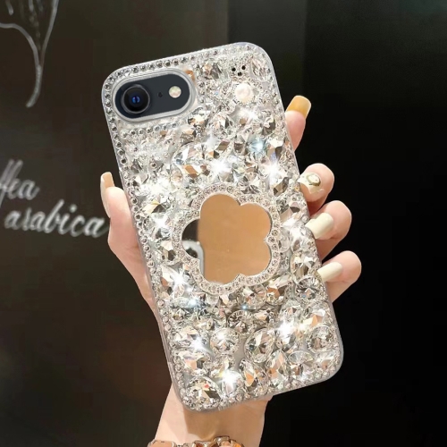 For iPhone SE 2022 / 7 / 8 Mirror Handmade Bling Rhinestone PC Phone Case(Silver Gray Flower)
For iPhone SE 2022 / 7 / 8 Mirror Handmade Bling Rhinestone PC Phone Case(Silver Gray Flower)