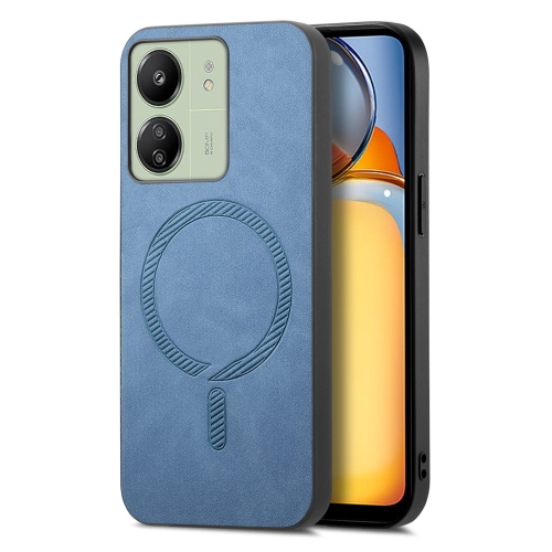 For Xiaomi Redmi 13C Solid Color Retro Magsafe PU Back Cover Phone Case(Blue)
For Xiaomi Redmi 13C Solid Color Retro Magsafe PU Back Cover Phone Case(Blue)