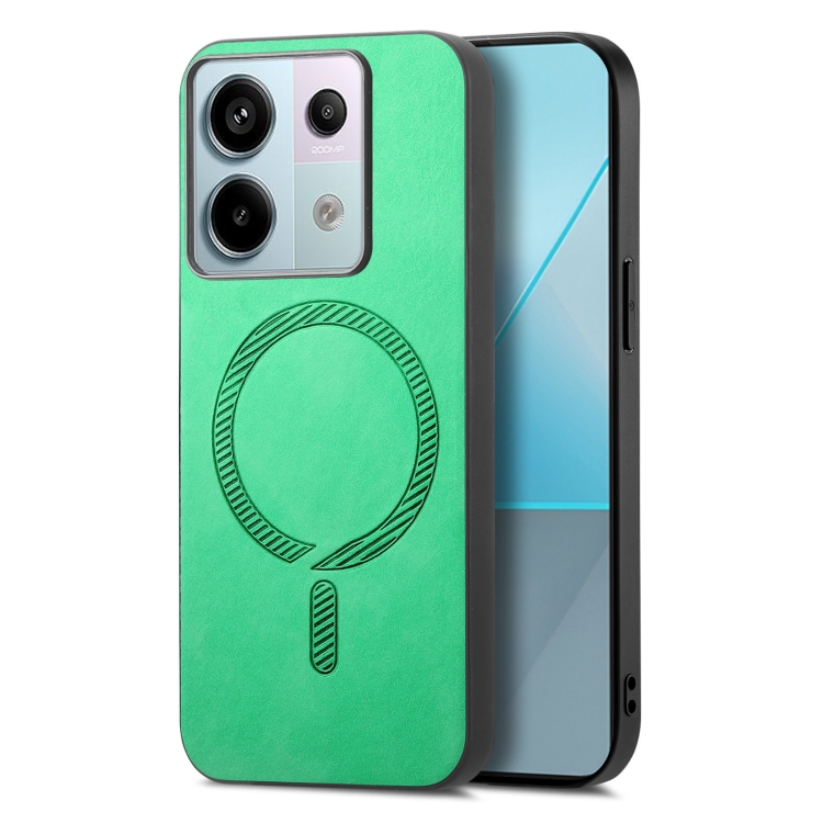 For Xiaomi Redmi Note 13 Pro 5G Solid Color Retro Magsafe PU Back Cover Phone Case(Green)
For Xiaomi Redmi Note 13 Pro 5G Solid Color Retro Magsafe PU Back Cover Phone Case(Green)