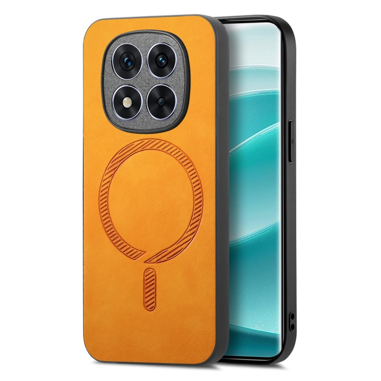 For Xiaomi Redmi Note 14 Pro+ 5G Solid Color Retro Magsafe PU Back Cover Phone Case(Yellow)
For Xiaomi Redmi Note 14 Pro+ 5G Solid Color Retro Magsafe PU Back Cover Phone Case(Yellow)