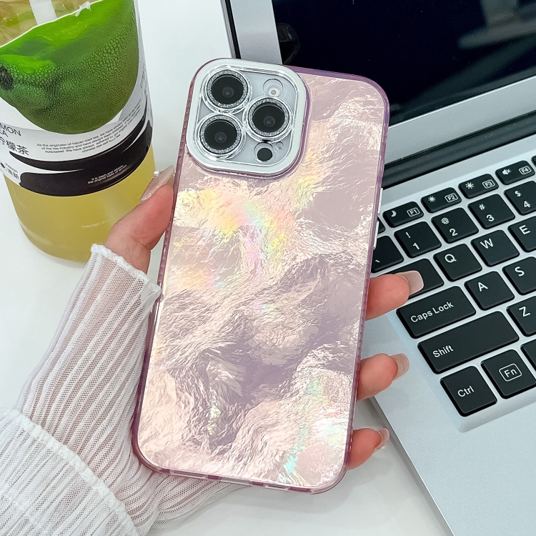 For iPhone 13 Pro Max Plating Glitter Texture TPU Phone Case with Lens Film(Pink Tinfoil Texture)
For iPhone 13 Pro Max Plating Glitter Texture TPU Phone Case with Lens Film(Pink Tinfoil Texture)