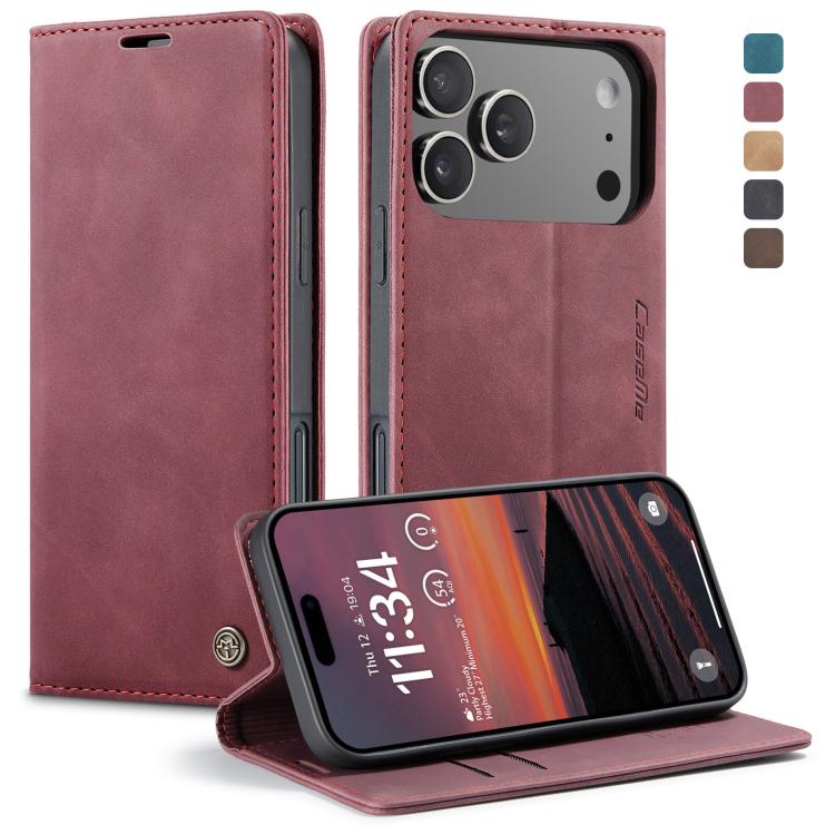 For iPhone 17 Pro Max CaseMe 013 Multifunctional Horizontal Flip Leather Phone Case(Red)
For iPhone 17 Pro Max CaseMe 013 Multifunctional Horizontal Flip Leather Phone Case(Red)