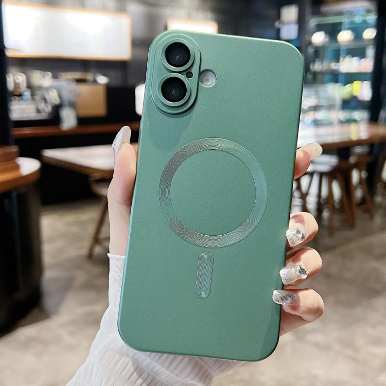 For iPhone 17 Metallic Paint Magsafe Liquid TPU Phone Case(Green)
For iPhone 17 Metallic Paint Magsafe Liquid TPU Phone Case(Green)