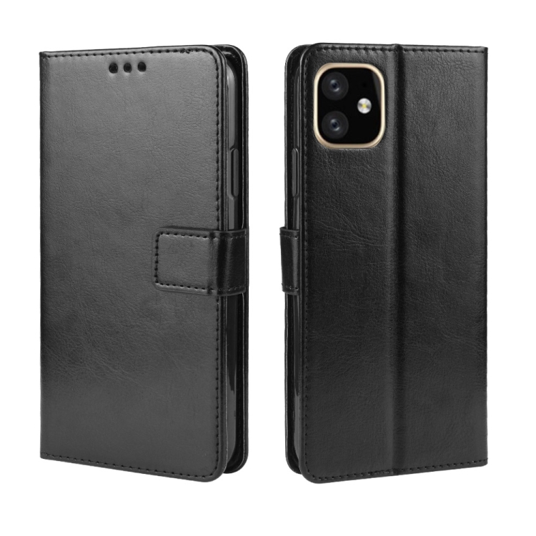 Retro Crazy Horse Texture Horizontal Flip Leather Case for iPhone 11 6.1 inch, with Holder & Card Slots & Photo Frame(Black)
Retro Crazy Horse Texture Horizontal Flip Leather Case for iPhone 11 6.1 inch, with Holder & Card Slots & Photo Frame(Black)
