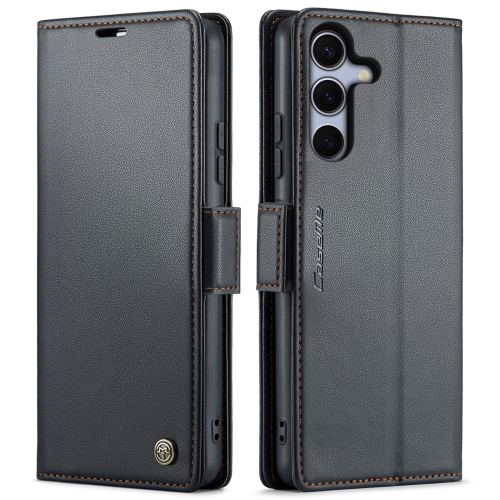 For Samsung Galaxy S25 5G CaseMe 023 Butterfly Buckle Litchi Texture RFID Anti-theft Leather Phone Case(Black)
For Samsung Galaxy S25 5G CaseMe 023 Butterfly Buckle Litchi Texture RFID Anti-theft Leather Phone Case(Black)