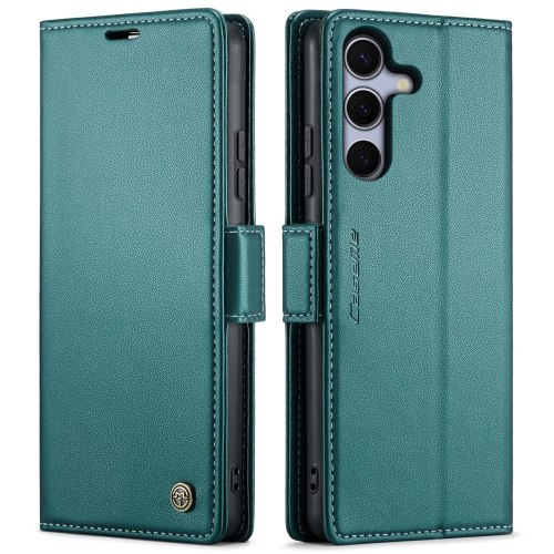 For Samsung Galaxy S25+ 5G CaseMe 023 Butterfly Buckle Litchi Texture RFID Anti-theft Leather Phone Case(Green)
For Samsung Galaxy S25+ 5G CaseMe 023 Butterfly Buckle Litchi Texture RFID Anti-theft Leather Phone Case(Green)