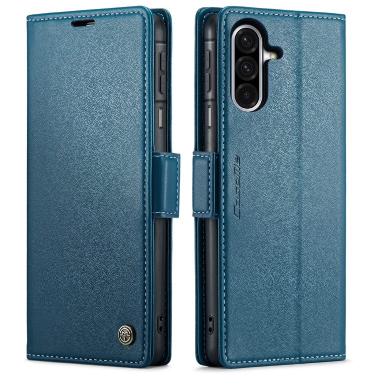 For Samsung Galaxy A26 CaseMe 023 Butterfly Buckle Litchi Texture RFID Anti-theft Leather Phone Case(Blue)
For Samsung Galaxy A26 CaseMe 023 Butterfly Buckle Litchi Texture RFID Anti-theft Leather Phone Case(Blue)
