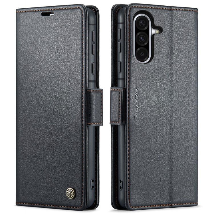 For Samsung Galaxy A36 CaseMe 023 Butterfly Buckle Litchi Texture RFID Anti-theft Leather Phone Case(Black)
For Samsung Galaxy A36 CaseMe 023 Butterfly Buckle Litchi Texture RFID Anti-theft Leather Phone Case(Black)