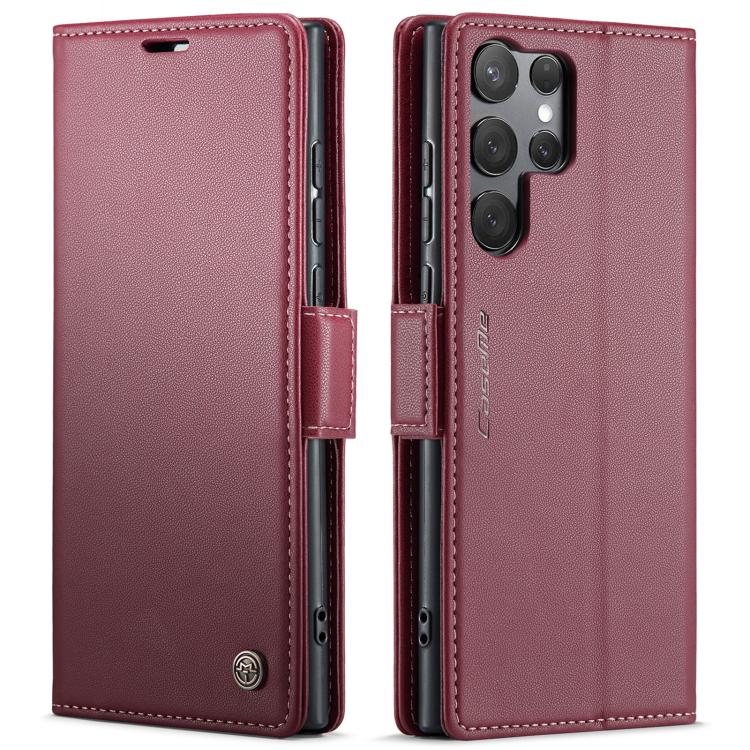 For Samsung Galaxy S25 Ultra 5G CaseMe 023 Butterfly Buckle Litchi Texture RFID Anti-theft Leather Phone Case(Red)
For Samsung Galaxy S25 Ultra 5G CaseMe 023 Butterfly Buckle Litchi Texture RFID Anti-theft Leather Phone Case(Red)