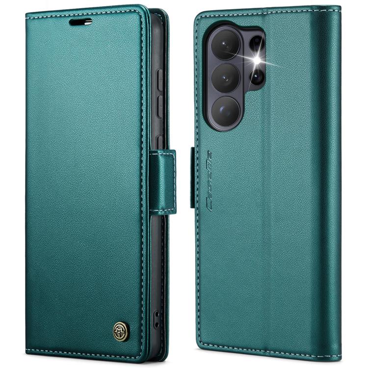 For Samsung Galaxy S26 Ultra 5G CaseMe 023 Butterfly Buckle Litchi Texture RFID Anti-theft Leather Phone Case(Green)
For Samsung Galaxy S26 Ultra 5G CaseMe 023 Butterfly Buckle Litchi Texture RFID Anti-theft Leather Phone Case(Green)