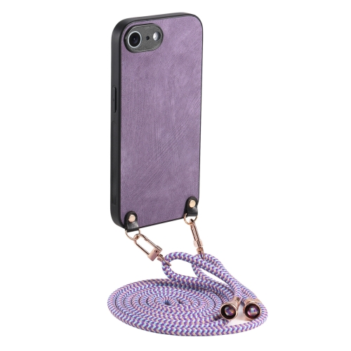 For iPhone 7 / 8 / SE 2022 / SE 2020 Vintage Leather PC Back Cover Phone Case with Crossbody Strap(Purple)
For iPhone 7 / 8 / SE 2022 / SE 2020 Vintage Leather PC Back Cover Phone Case with Crossbody Strap(Purple)