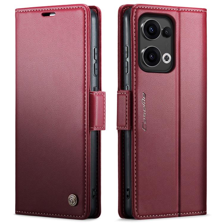 For OPPO Reno13 CaseMe 023 Butterfly Buckle Litchi Texture RFID Anti-theft Leather Phone Case(Red)
For OPPO Reno13 CaseMe 023 Butterfly Buckle Litchi Texture RFID Anti-theft Leather Phone Case(Red)