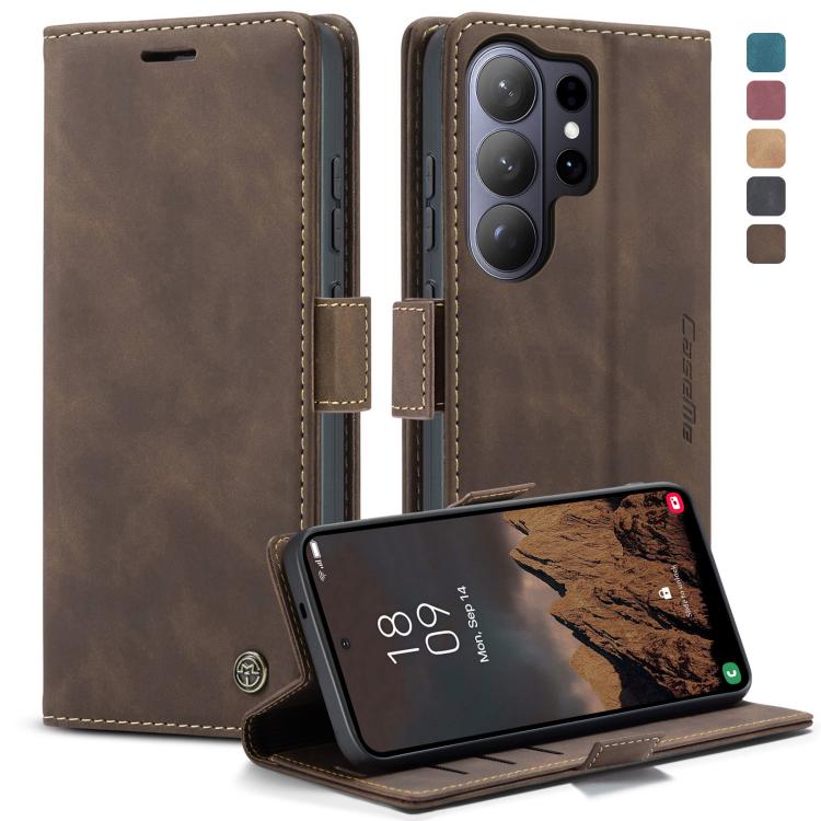 For Samsung Galaxy S26 Ultra 5G CaseMe 013 Multifunctional Horizontal Flip Leather Phone Case(Coffee)
For Samsung Galaxy S26 Ultra 5G CaseMe 013 Multifunctional Horizontal Flip Leather Phone Case(Coffee)