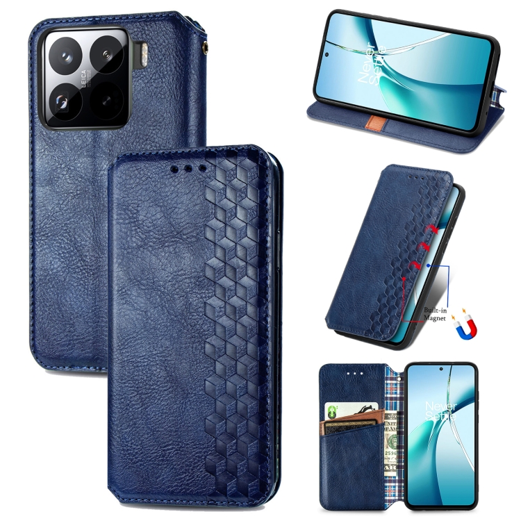 For Xiaomi 15 Pro Cubic Grid Pressed Magnetic Leather Phone Case(Blue)
For Xiaomi 15 Pro Cubic Grid Pressed Magnetic Leather Phone Case(Blue)