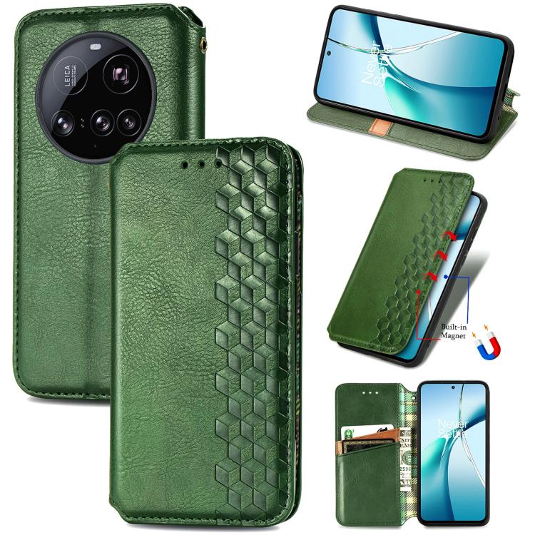 For Xiaomi 15 Ultra Cubic Grid Pressed Magnetic Leather Phone Case(Green)
For Xiaomi 15 Ultra Cubic Grid Pressed Magnetic Leather Phone Case(Green)